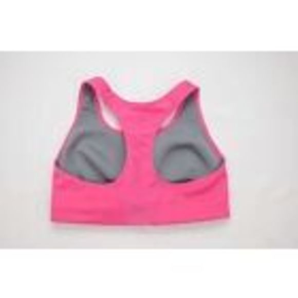 NEW Women Small Victory High Support Stay Cool DriFIT Sports Bra 706579-616 Pink - Picture 2 of 3